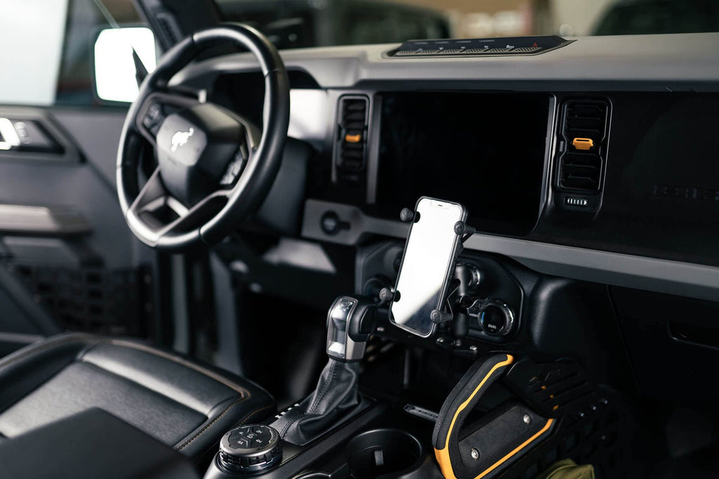 DV8 Center Console Molle Panels & Bridge for 2021-2026 Ford Bronco GPS SUV