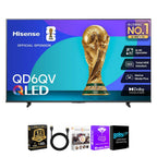 Hisense 50" QD6QV 4K QLED VIDAA Smart TV Bundle with HDMI & CPS