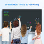 75 Inch 4K Smart Board, Google EDLA-Certified Interactive Whiteboard