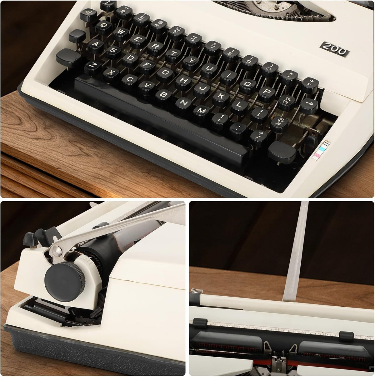 1980s Vintage Portable Manual Typewriter Deeply Restored,Classic Retro Working Typewriter for Writing Letters,Antique Office Desk Decor,Unique Collectible Birthday Gift