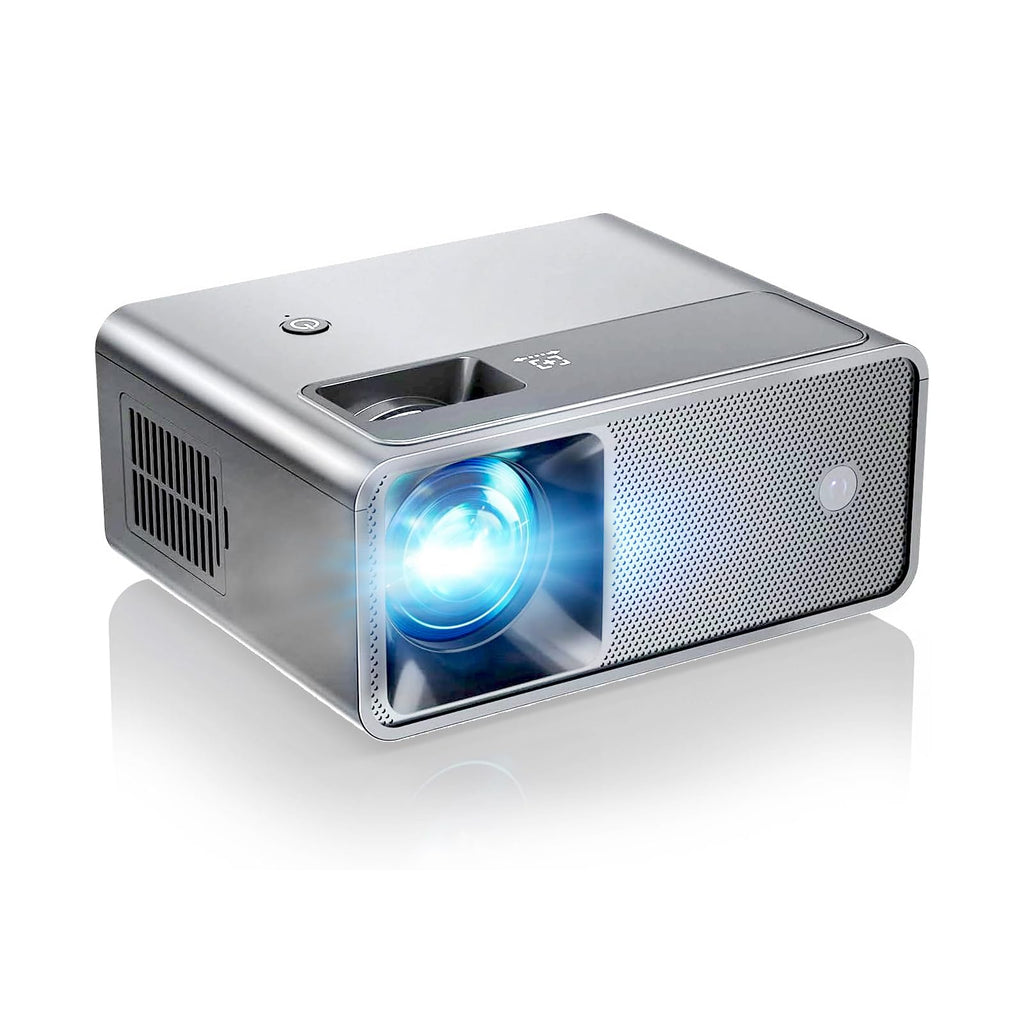 Google TV Projector 4K Support - CiBest Smart Projector with WiFi 6 and Bluetooth, Outdoor Movie Proyector Full-Sealed Optical Engine 3000 ANSI Home Ceiling Projector with Autofocus, Streaming Apps