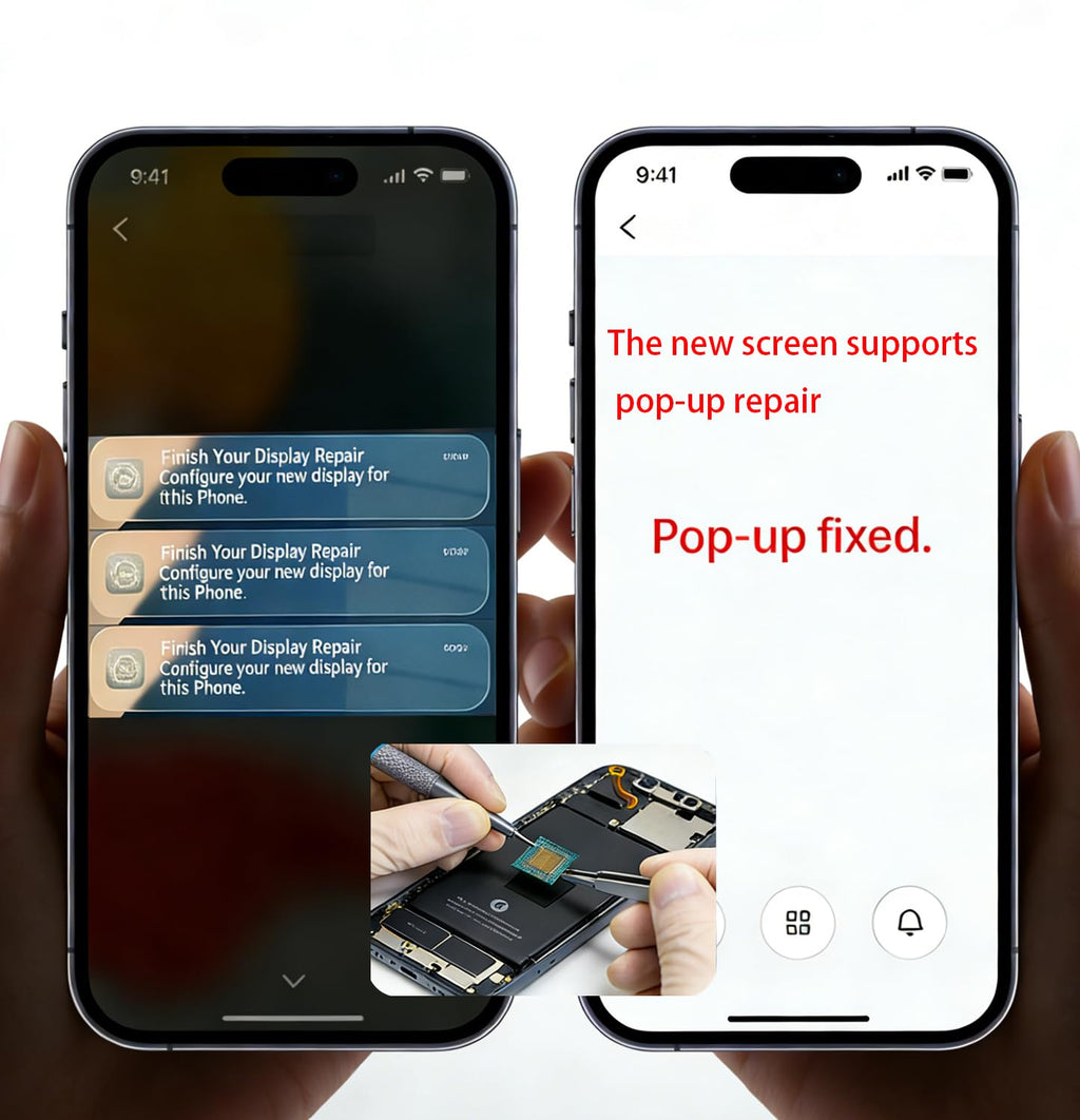 【Fixes System Pop-Ups】 Soft LTPO OLED for iPhone 13 Pro Max Screen Repl.