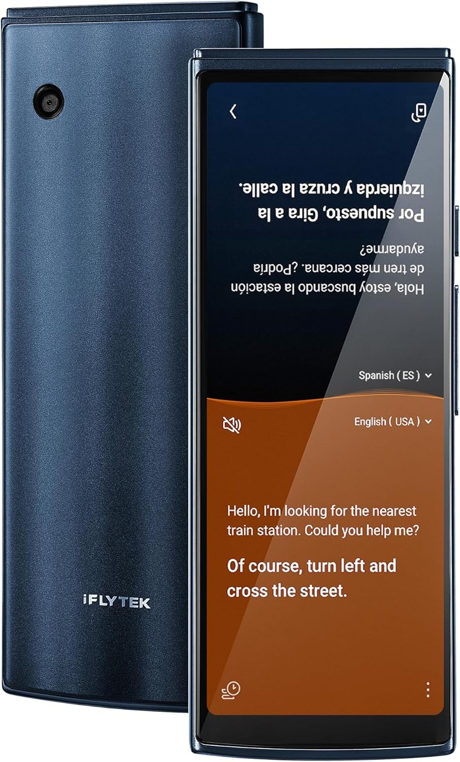 iFLYTEK AI Language Translator Device, Real-Time Two-Way Voice Translator