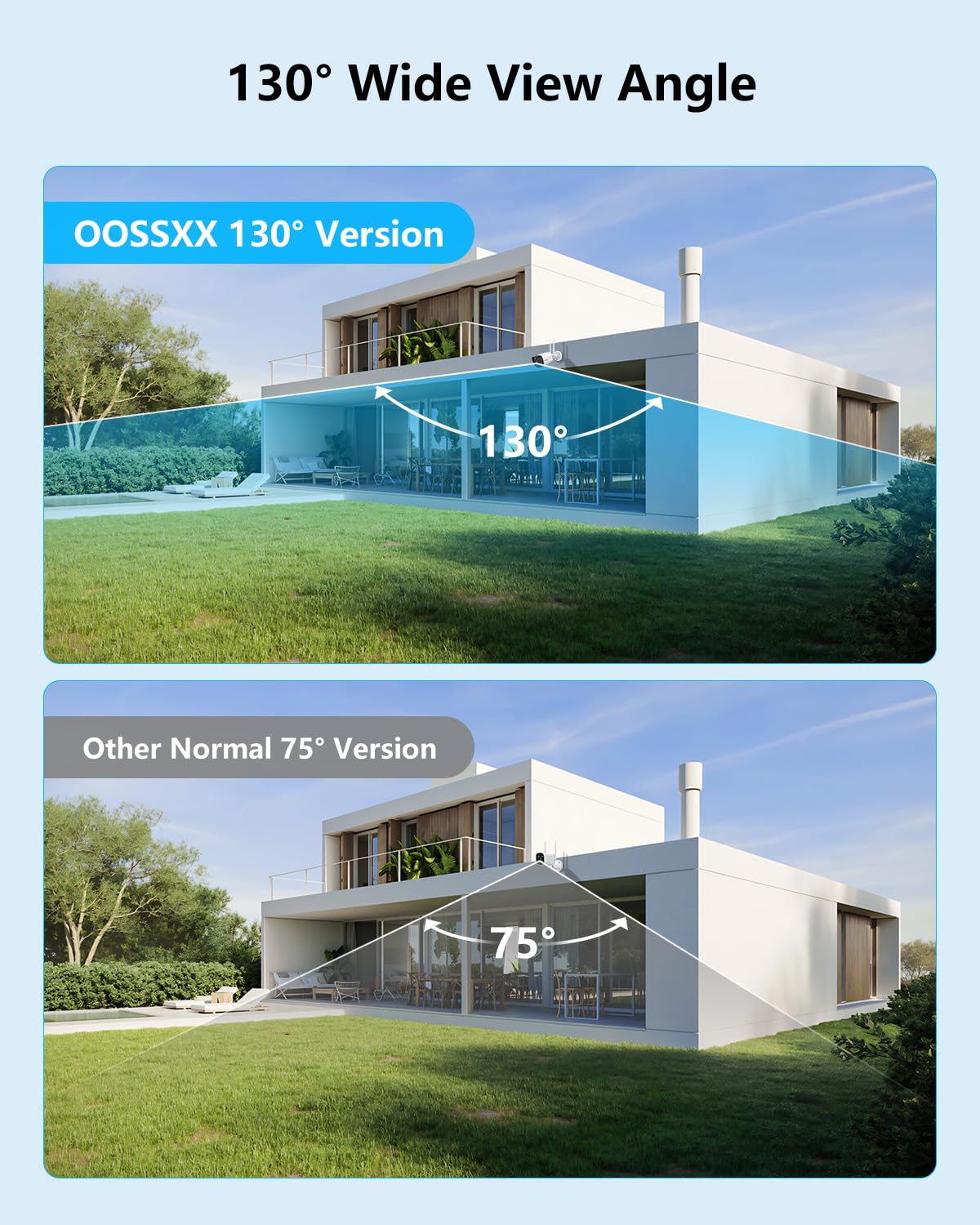 5MP Outdoor Wireless Security Camera System 10" IPS Monitor NVR, 1TB HDD