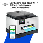 HP OfficeJet Pro 9135 Wireless All-in-One Color Inkjet Printer, Print, Scan, Copy, Fax, ADF, Duplex Print/scan, Best-for-Office, 3 Month Trial of Instant Ink Included, AI-Capable (C2WM0A)