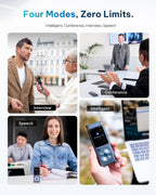 iFLYTEK Offline Voice Recorder with Playback, Secure Digital Recorder with AI Transcription, 5-Language Voice-to-Text, Noise Reduction, AI Voice Recorder for Meetings, Interviews, Learning