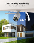 ANNKE 16CH Wireless WiFi Security Camera System Outdoor with 2-Way Audio
