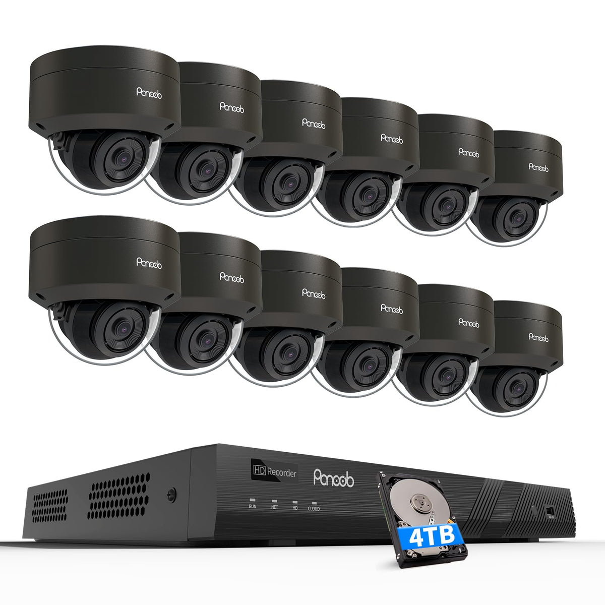 32 Channel Security Camera System PoE with 8TB HDD, PD54B2032-5M
