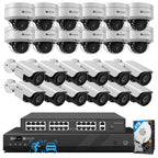 4COVR PoE 16 Camera Security System for Business with 4TB HDD, LYH54A5M1616