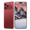 Ecshock 17PM Unlocked Phone | Cell Phone Android 15.0 | 16+512GB Smartphone| 6.99" HD Display | Long Battery Life 7000mAh | 68+108MP Zoom Camera| Fingerprint Lock | with Dual SIM (Pink)