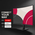 LG Electronics - 32BR50C-B - 32 Monitor, Curved, 1920 X 1080, 16:9 Va, Hdmi 1.4 (2), D-sub