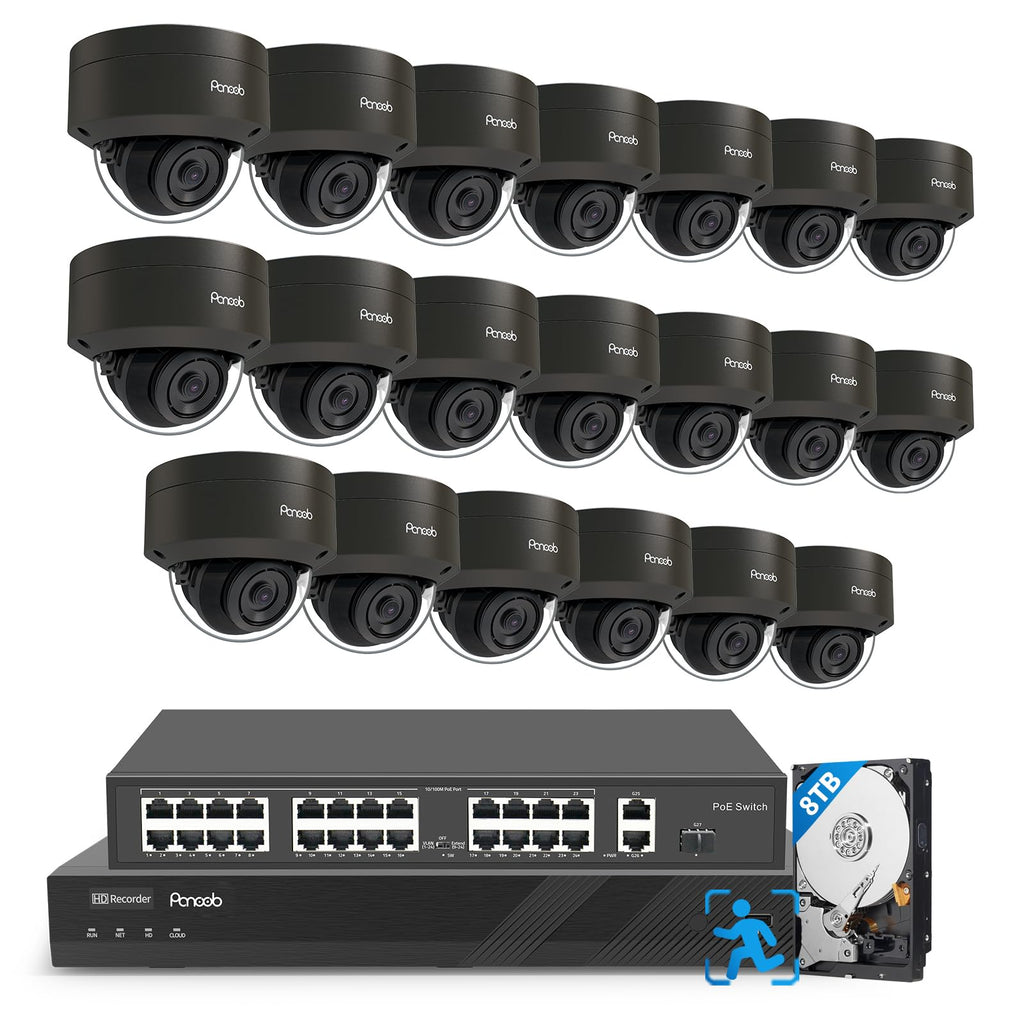 32 Channel Security Camera System PoE with 8TB HDD, PD54B2032-5M