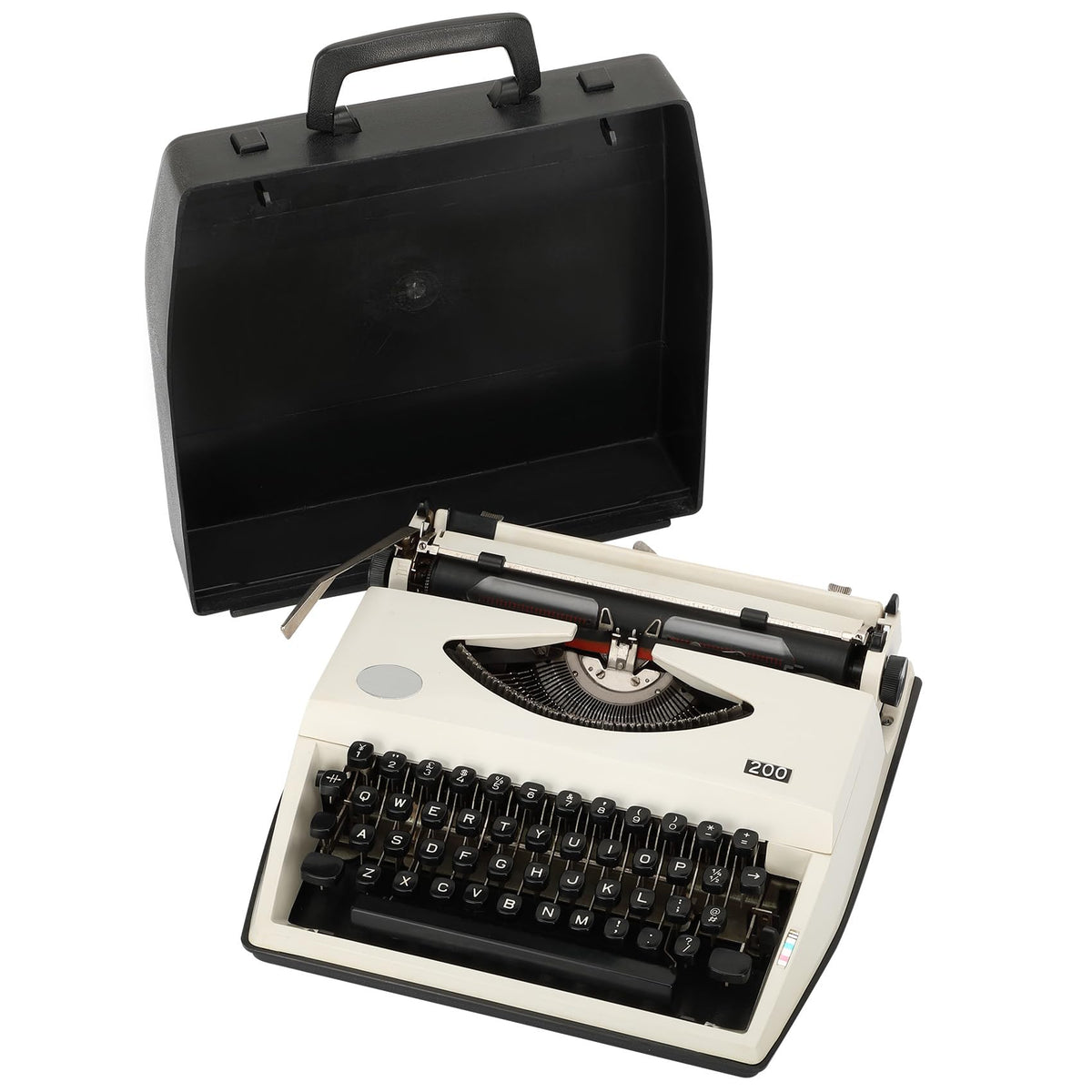 1980s Vintage Portable Manual Typewriter Deeply Restored,Classic Retro Working Typewriter for Writing Letters,Antique Office Desk Decor,Unique Collectible Birthday Gift