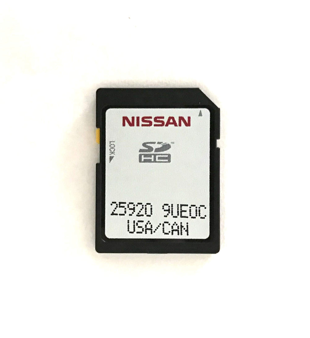 9UE0C Nissan Connect SD Card, Navigation GPS MAP Data Memory Card, 2018 Nissan Murano, 25920-9UE0C, 9UEOC