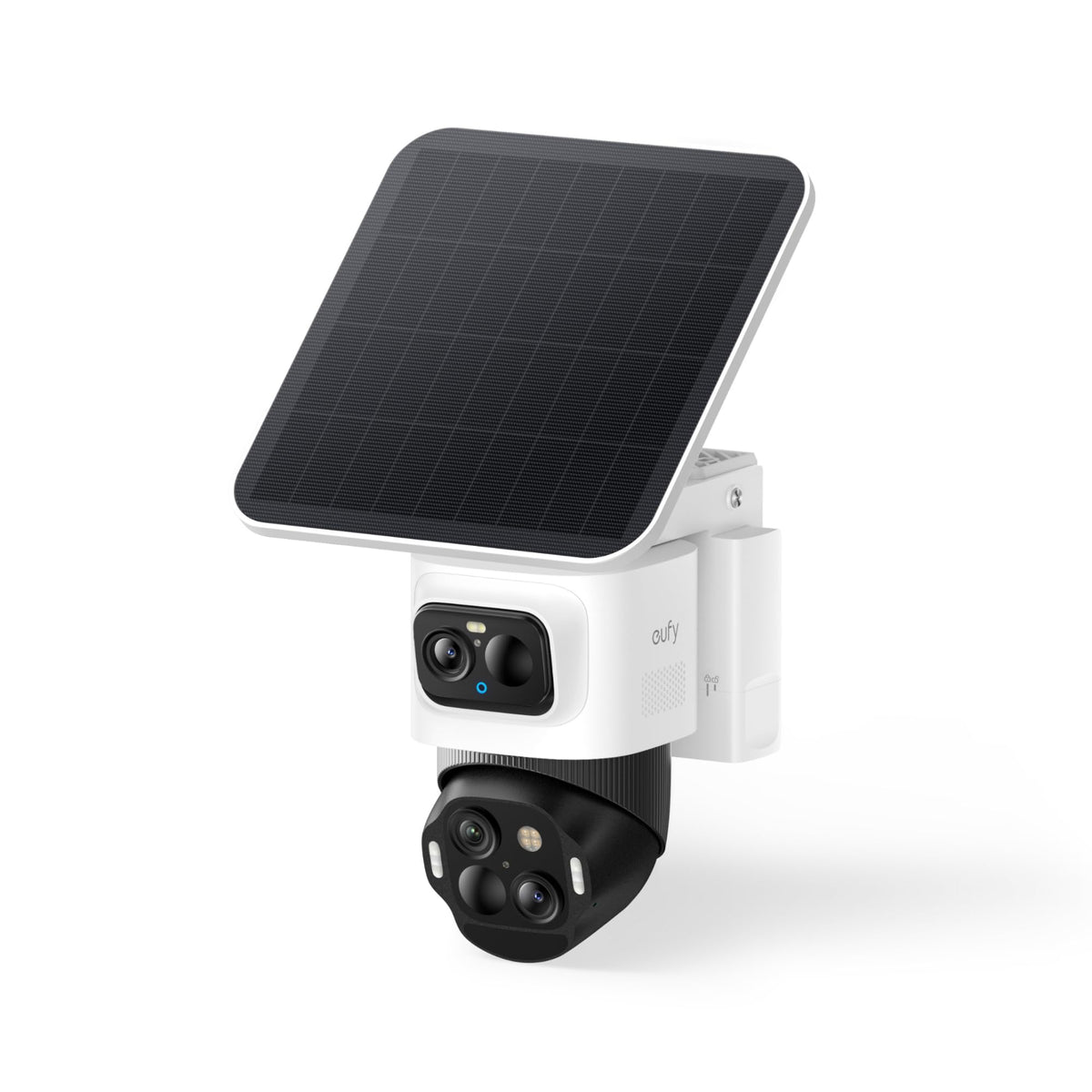eufy Security eufyCam S4, 4K Solar Camera, 3-Lens PTZ, 360° Coverage