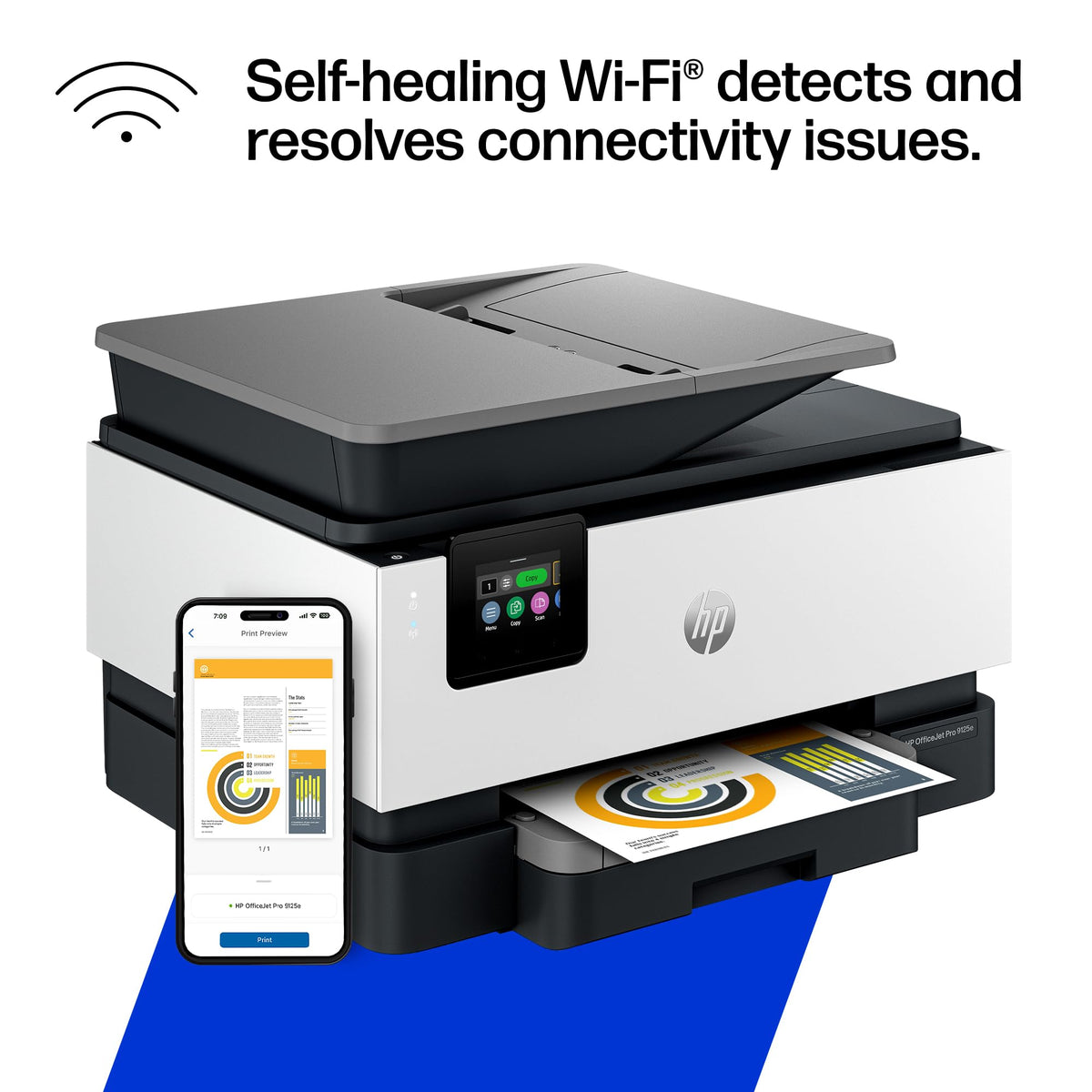 HP OfficeJet Pro 9125e Color Inkjet Printer | Wireless | All-in-One