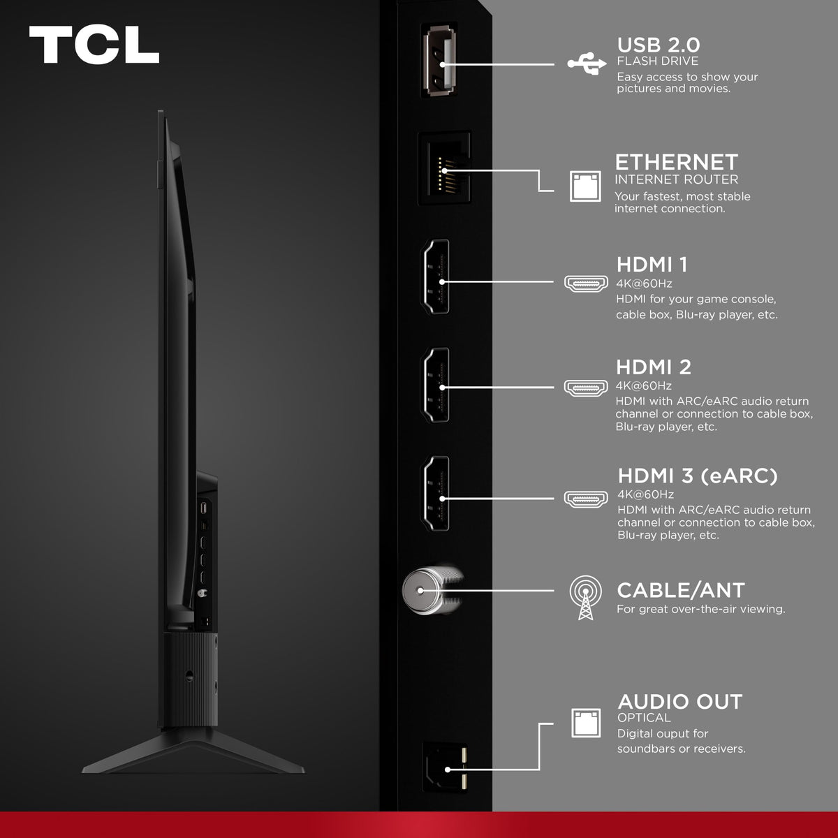 TCL 75-Inch R7D Series QLED 4K UHD HDR Smart Roku TV, 75R7D (2026)