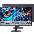 LG 27 Inch IPS Monitor, Full HD (1920 x 1080) Display, 120Hz, 1ms MBR, 99% sRGB, HDR10, WebOS, Tilt Adjustable, HDMI x 1, Borderless Display for Gaming and Office
