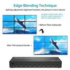 MT-VIKI Video Wall Controller 3x3, HDMI Video Wall Support UHD 4K Input & 1080P Output for 9 TV Splicing Display, 9 Channel Video Wall Processor
