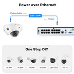 ONWOTE 16 Channel Security System 6K NVR, 16x 4K PoE IP 2 Way Talk Cameras