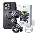 SP CONNECT Moto Bundle II AVM Xtreme | SPC+ |Compatible with iPhone 17 Pro/18 Pro | Phone Mount for Motorcycle | Motorcycle Phone Holder | Handlebars