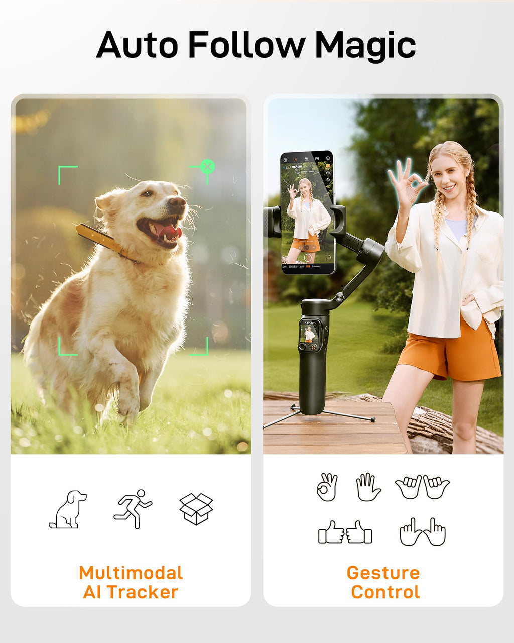 hohem iSteady V3 Ultra 3-Axis Gimbal Stabilizer for iphone & Android