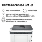 HP LaserJet Pro 3101fdw | Monochrome | Laser Printer | All-in-One
