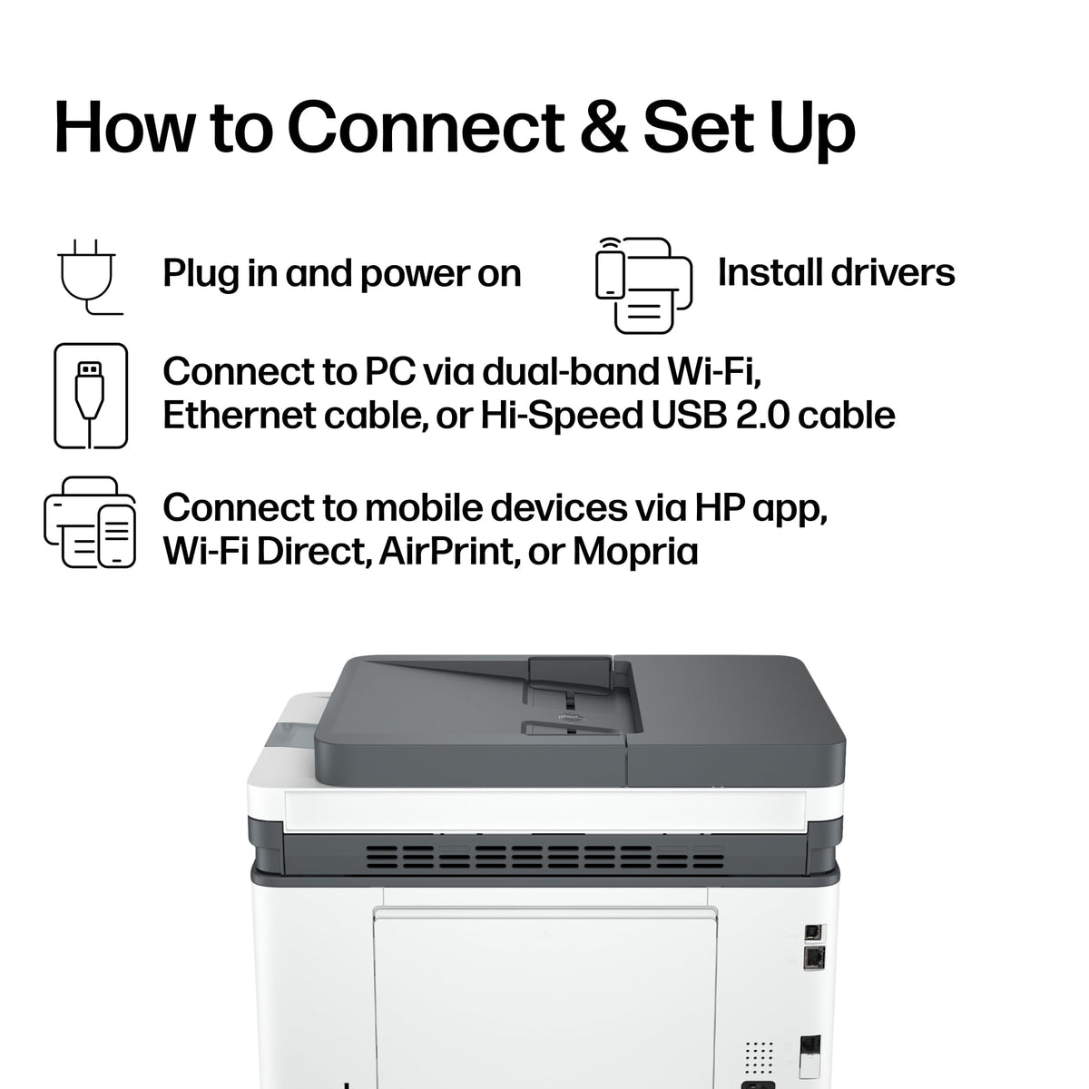 HP LaserJet Pro 3101fdw | Monochrome | Laser Printer | All-in-One