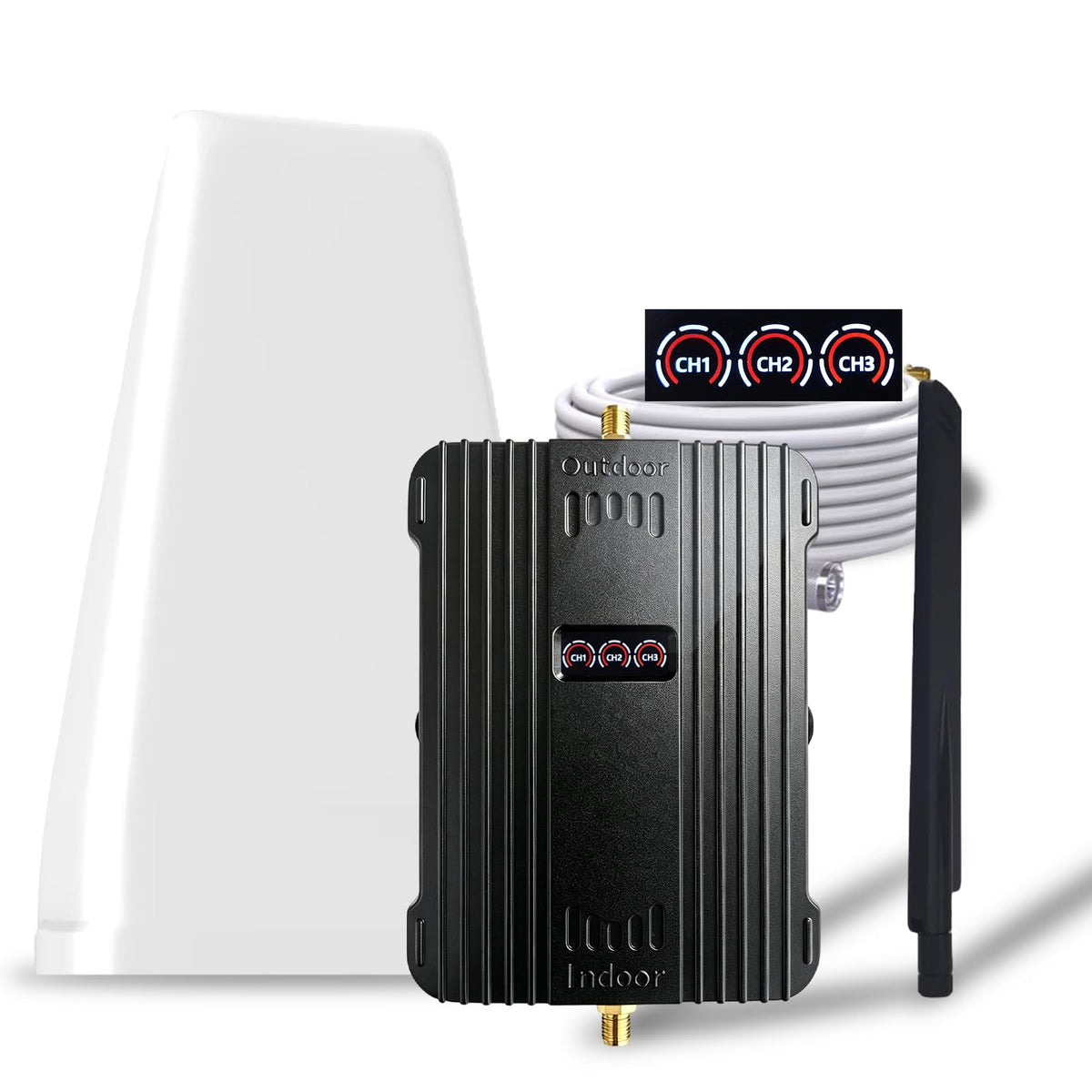 Cell Phone Booster for Home &Office,Up to 2,500 sq ft,Cell Phone Signal Booster for Band 5/12/13/17,Boost 5G 4G Data for All U.S. Carriers FCC Approved