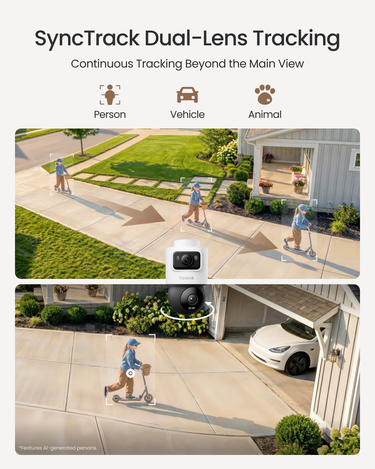 REOLINK OMVI 2i WiFi, 5MP+5MP PT Dual-Lens WiFi Camera for Outdoor Security