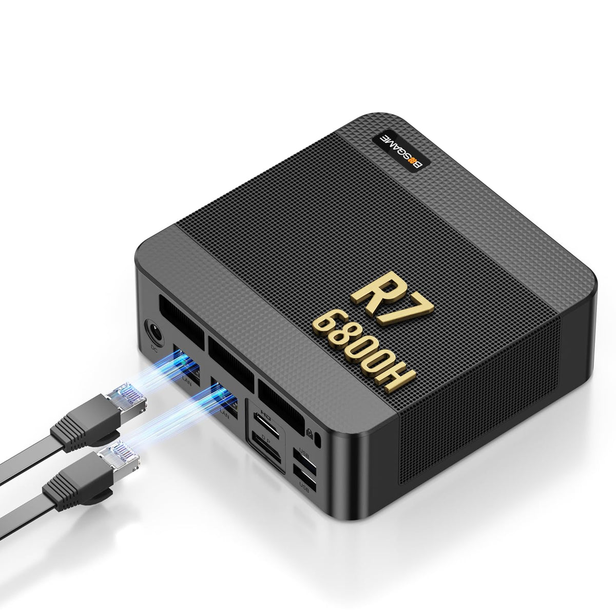 BOSGAME P3 Ryzen 9 6900HX Mini PC,16GB DDR5 512GB SSD