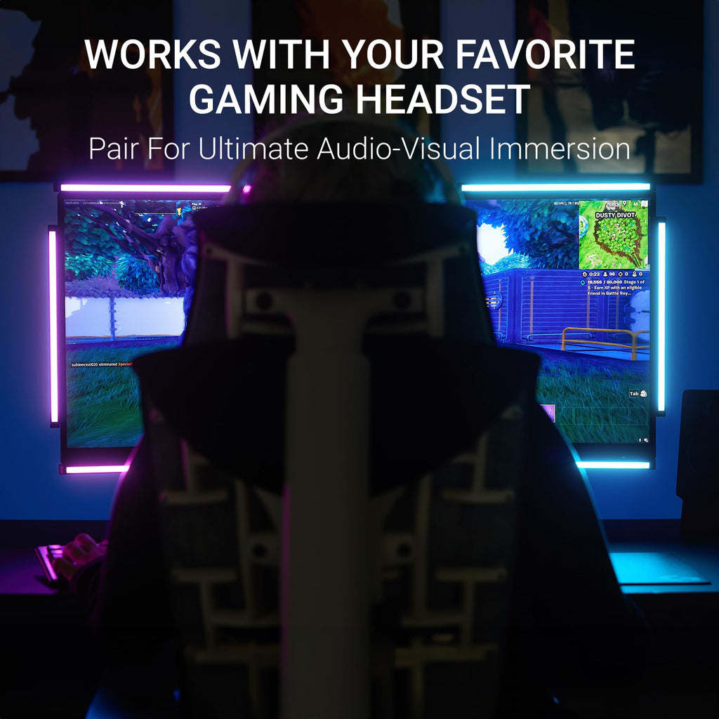 Audio Radar Gaming Light Bars for Deaf and Hard of Hearing Gamers