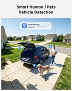4K Solar Security Cameras Wireless Outdoor Home System, 4-Cam Kit
