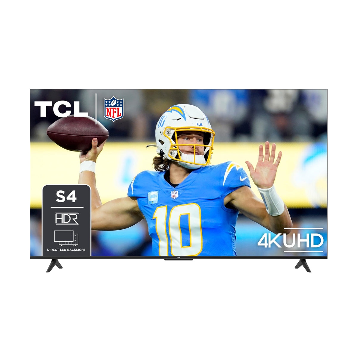 TCL 55-Inch Class S4 4K LED Smart TV with Google (55S450G, 2023 Model), Dolby Vision, HDR Pro, Atmos, Assistant Built-in Voice Remote, Works Alexa, Streaming UHD Television