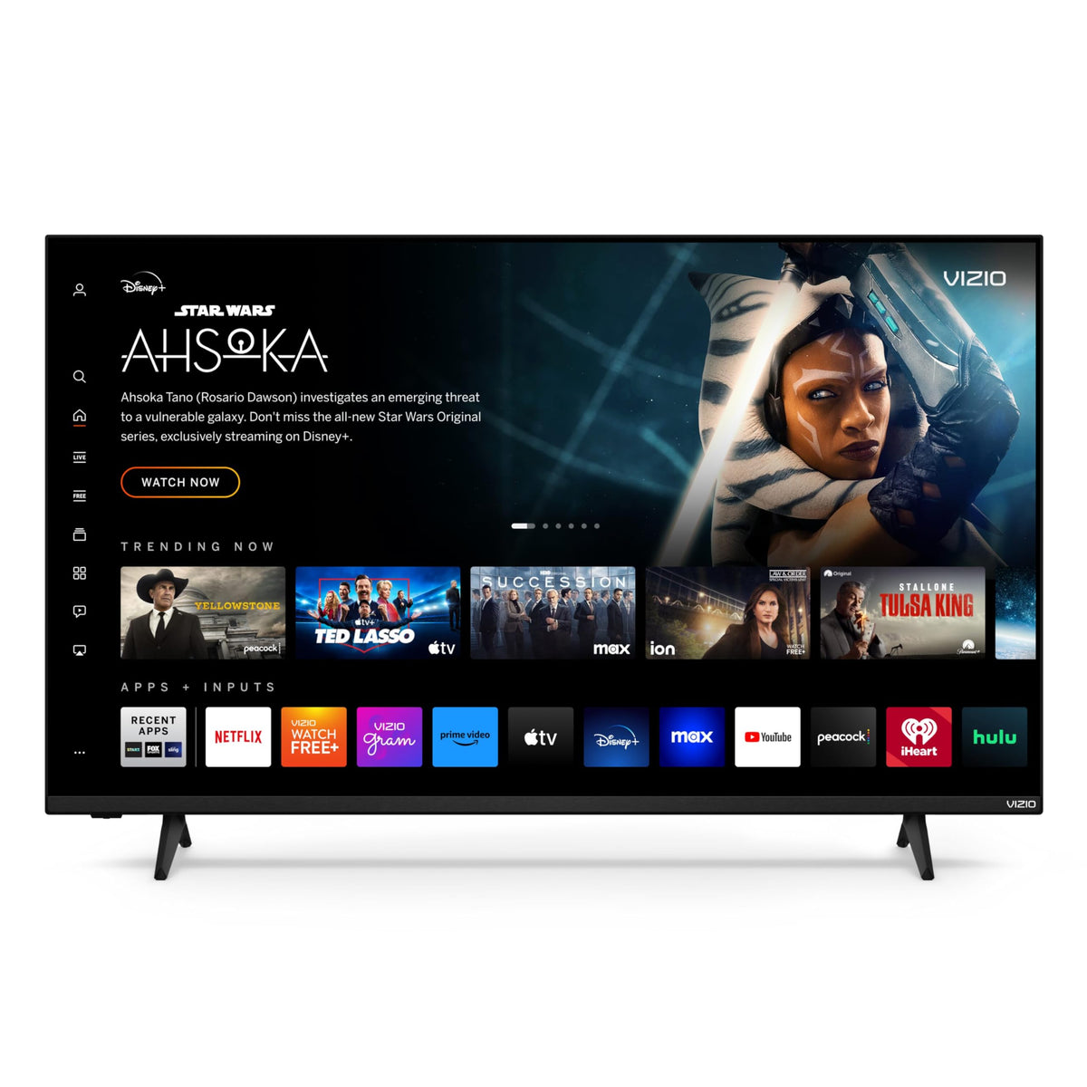VIZIO 50-inch 4K UHD LED Smart TV w/Dolby Vision HDR, WiFi 6, Bluetooth Headphone Capable, Apple AirPlay, Google Cast Built-in (V4K50C-08, New)