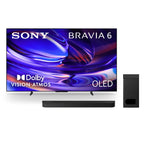 Sony 65 Inch BRAVIA 6 OLED 4K HDR Smart Google TV with Gemini (K-65A60)