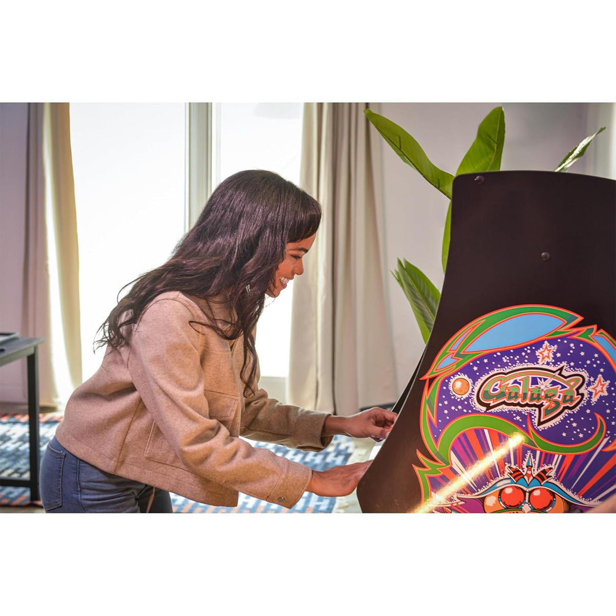 Arcade1Up Ms. Pac-Man Class of '81 Deluxe Arcade, 12 Retro Games