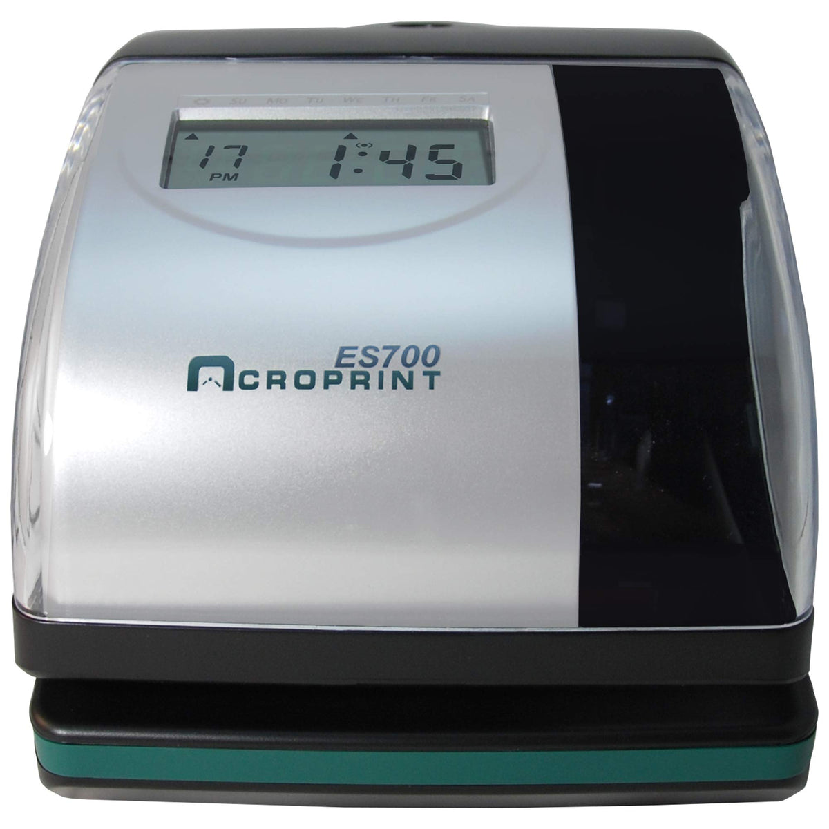 Acroprint 01-0182-000 Model ES700 Electronic Time Recorder, Internal Battery Backup Maintains Time Even During Power Outages, Accommodates Right or Left-hand Time Cards, Selectable Hour Format