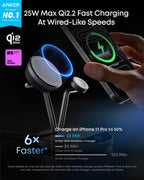 Anker Prime 3-in-1 Qi2.2 MagSafe Compatible 25W Wireless Charging Station