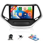 SIXTOP 4G+64G Android Car Stereo Radio for Jeep Cherokee Sport 2014-2018 Wireless CarPlay Android Auto Bluetooth 5.0 GPS Navigation 10.1 Inch HD Touch Screen FM/RDS WiFi 32EQ SWC AHD Backup Camera