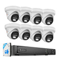 Anpviz 16Ch 8X 5MP Wired PoE Security Camera System 12MP NVR with 4TB HDD