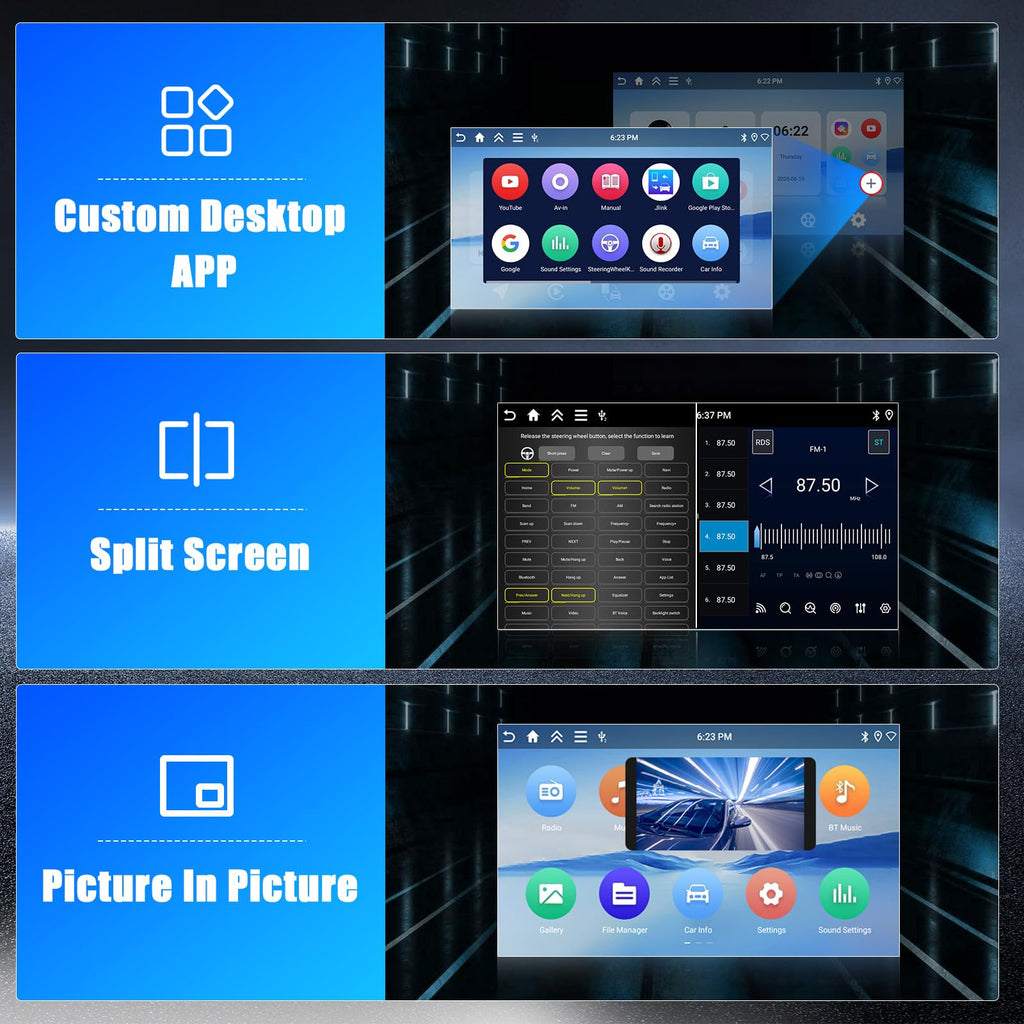 4+64G Android 15 Car Stereo for Dodge RAM (LHD) 1500/2500/3500 2002-2005
