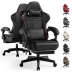 GTPLAYER Gaming Chair with Speakers ACE-PRO, Computer Video Game Chairs with Footrest for Adults, Built-in Speakers, App Support & Bluetooth Control, Ergonomic Reclining Silla, Linkage Armrest, Ivory