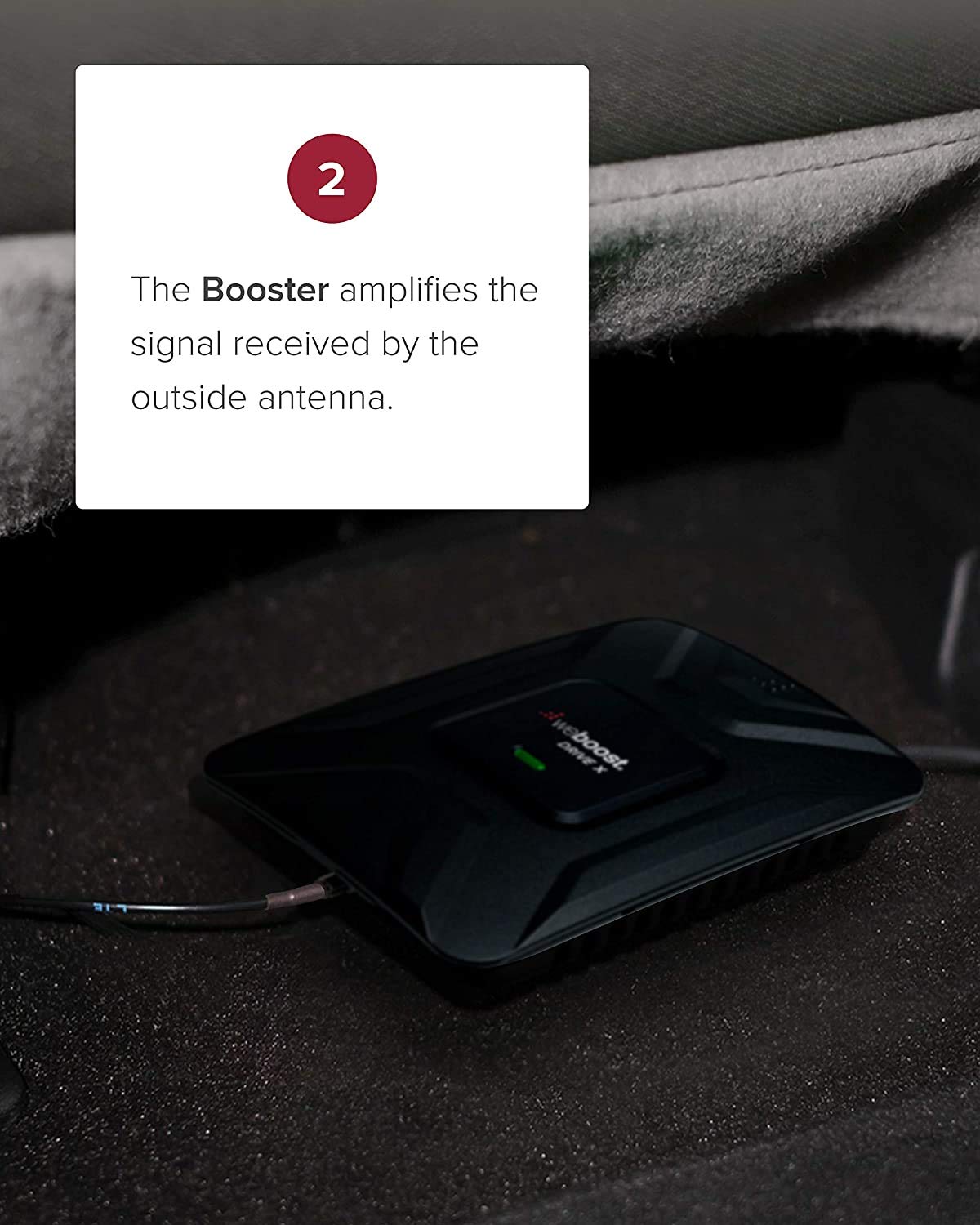weBoost Drive 4G-X OTR (470210R) Factory Refurbished Truck Cell Phone Signal Booster | All U.S. Networks and Carrriers | 1 Year Manufacturer Warranty