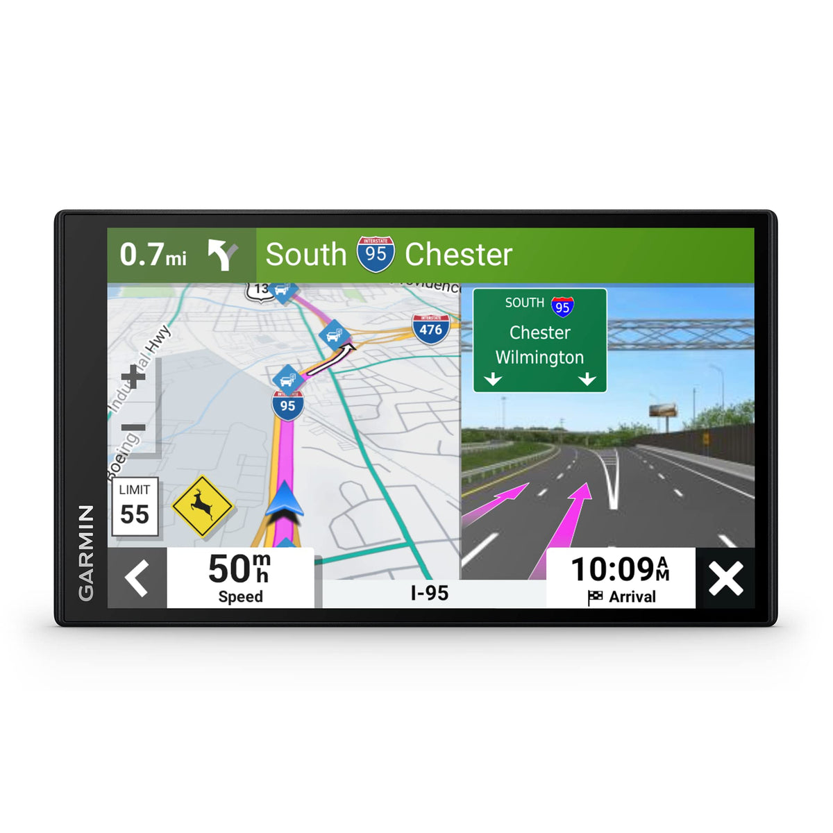 Garmin DriveSmart 66, 6-inch Car GPS Navigator with Bright, Crisp High-Resolution Maps and Garmin Voice Assist