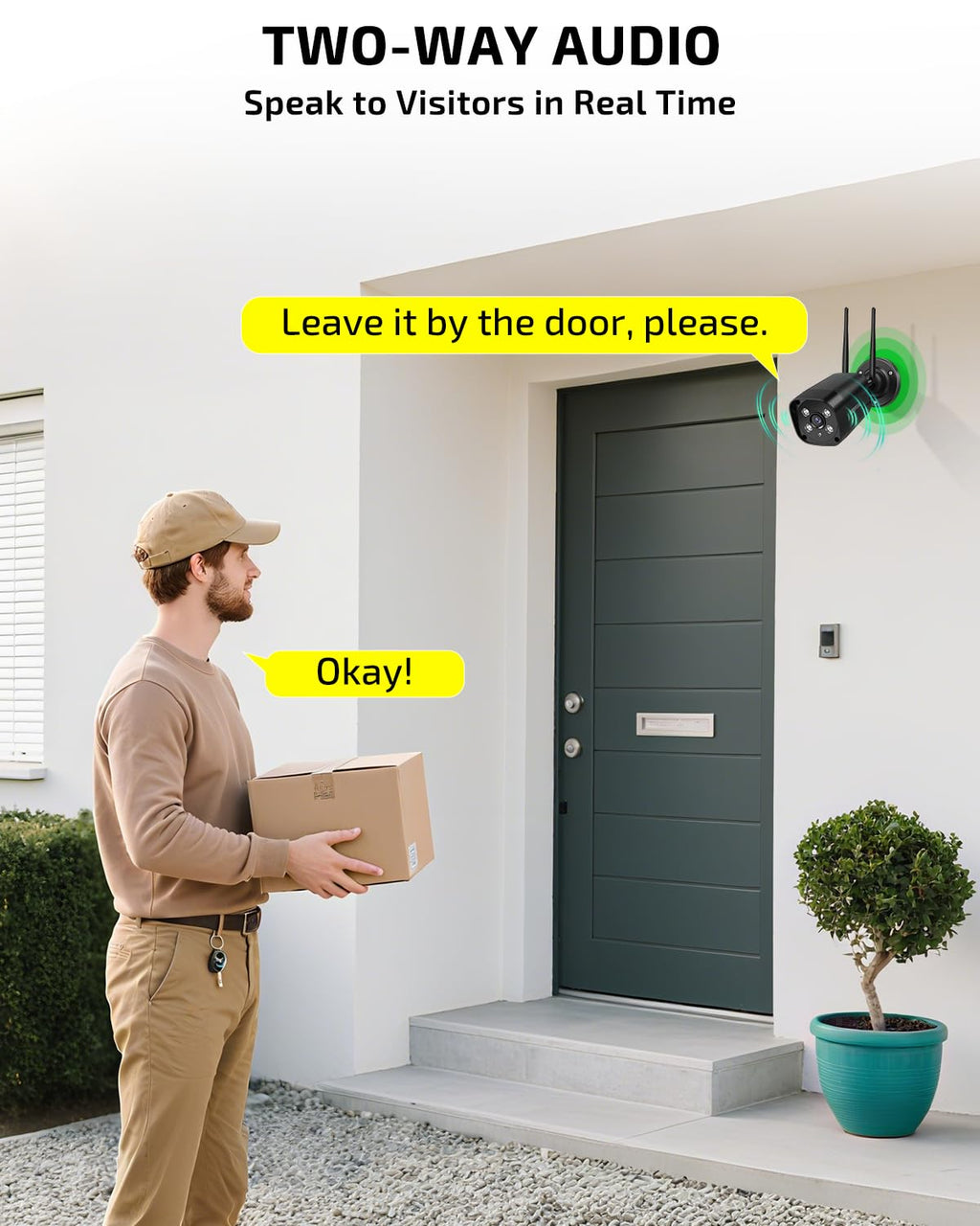 Wireless Security Camera System, Outdoor WiFi Surveillance Camera System