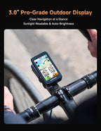 iGPSPORT BiNavi Air GPS Bike Computer, 3.0'' Touch Screen MAP Navigation