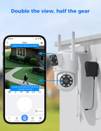 Hiseeu Wireless Security Cameras Outdoor, Outdoor Cameras for Home Security