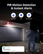 ANNKE 2.5K Wireless Security Camera Outdoor, 2-Cam Home Solar Camera System
