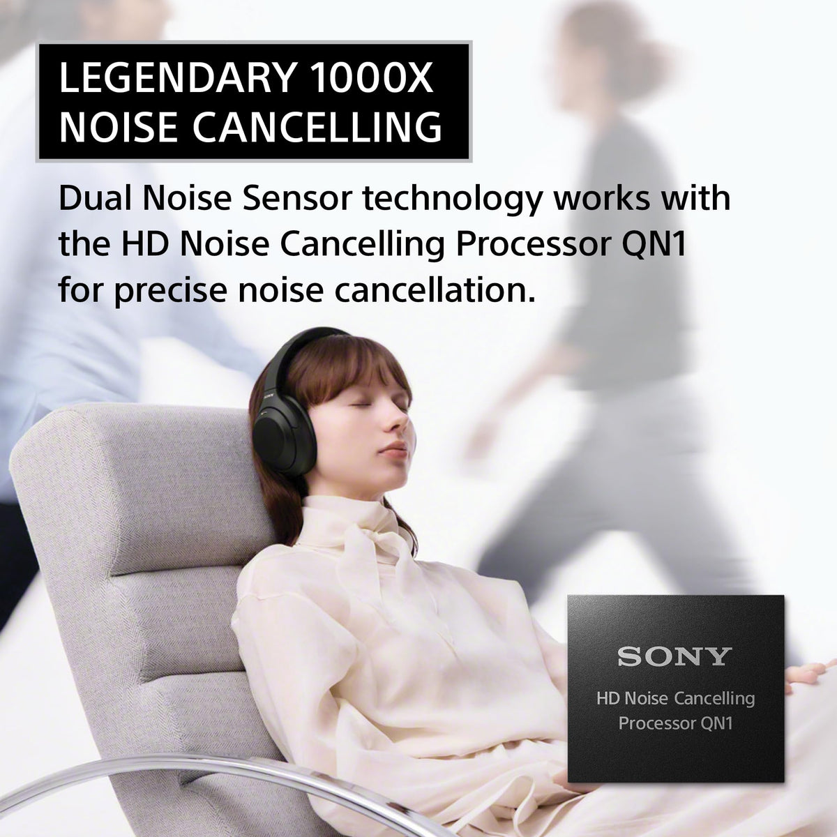Sony WH-1000XM4C (M4 2nd Gen) Wireless Noise Cancelling Headphones, Black